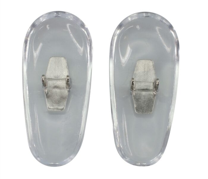 Ray-Ban nenätyynyt 19 mm PVC, hopea, 10 paria